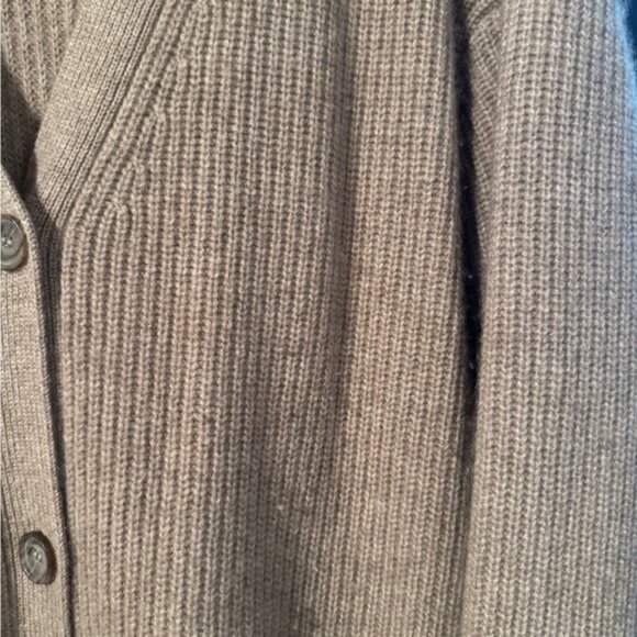 Jenni Kayne Cashmere Cocoon Cardigan Sweater in Sandstone - Picture 5 of 11